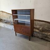 Small MDK display case / teak veneer bookcase 1960 Scandinavian design