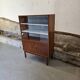 Small MDK display case / teak veneer bookcase 1960 Scandinavian design