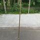 Vintage brass floor lamp from the 20th century.