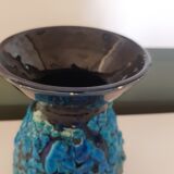 Glacier enamel vase