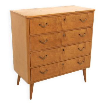 Commode scandinave en bouleau, Swedish modern, Suède, 1940