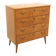 Scandinavian birch commode, Swedish modern, Sweden, 1940.