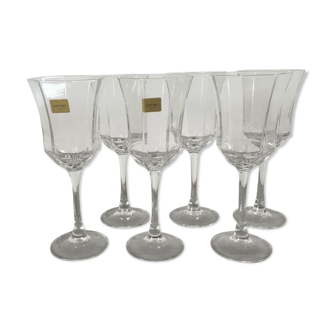 6 Luminarc stemware model "Octime"
