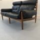Sofa and Pouffe by E. Merthen, Ire Møbler, Sweden, 1960s