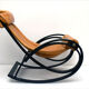 Sgarsul rocking chair designed by Gae Aulenti for Poltronova