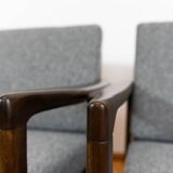 Pair of mid century armchairs "b7522 " by zenon bączyk, poland, 1960's