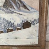 Oil on canvas "Matterhorn"