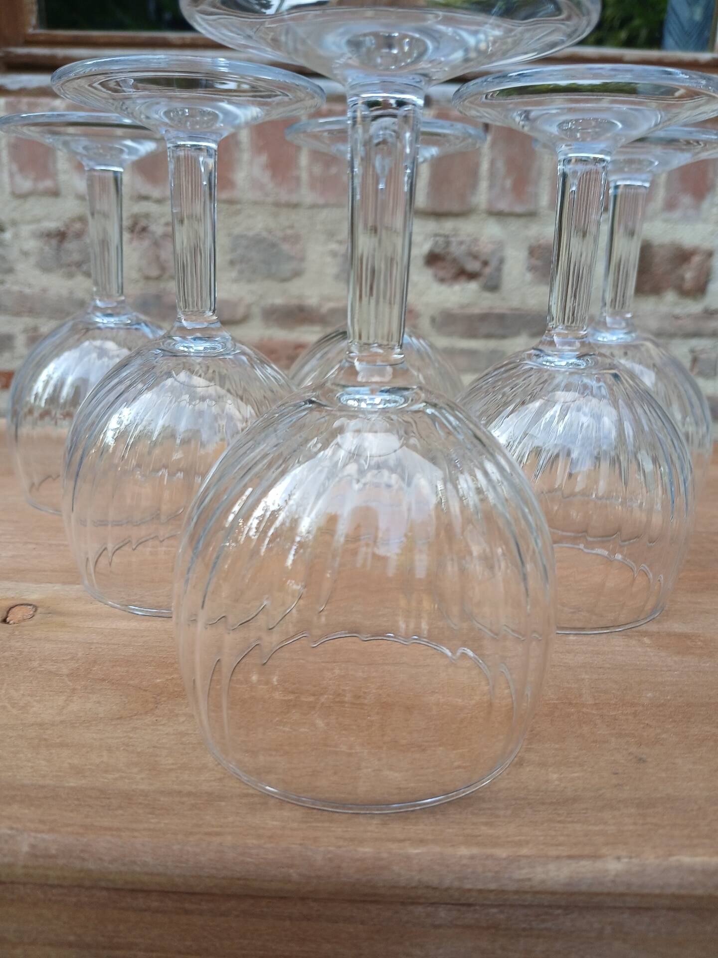 6 verres à vin ballons