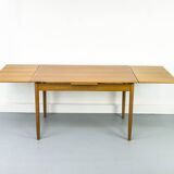 Danish Extendable Oak Dining Table, 1960s