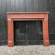 Louis XVI style fireplace in antique red marble, France, circa 1880
