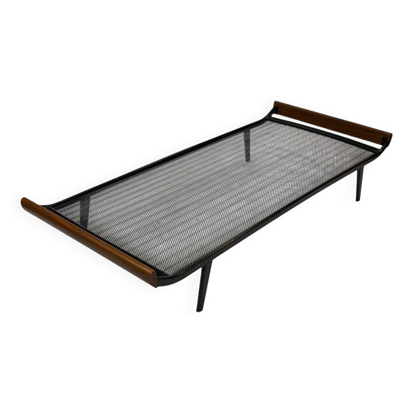 Banquette éclairée vintage Auping Cléopâtre design par Dick Cordemeyer années 60