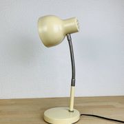 Lampe de bureau années 60 métal beige