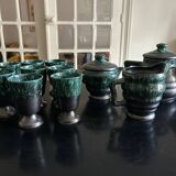 Petit Masse Morvan tea set (8 cups, teapot, sugar bowl, milk jug)