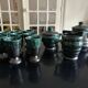 Petit Masse Morvan tea set (8 cups, teapot, sugar bowl, milk jug)