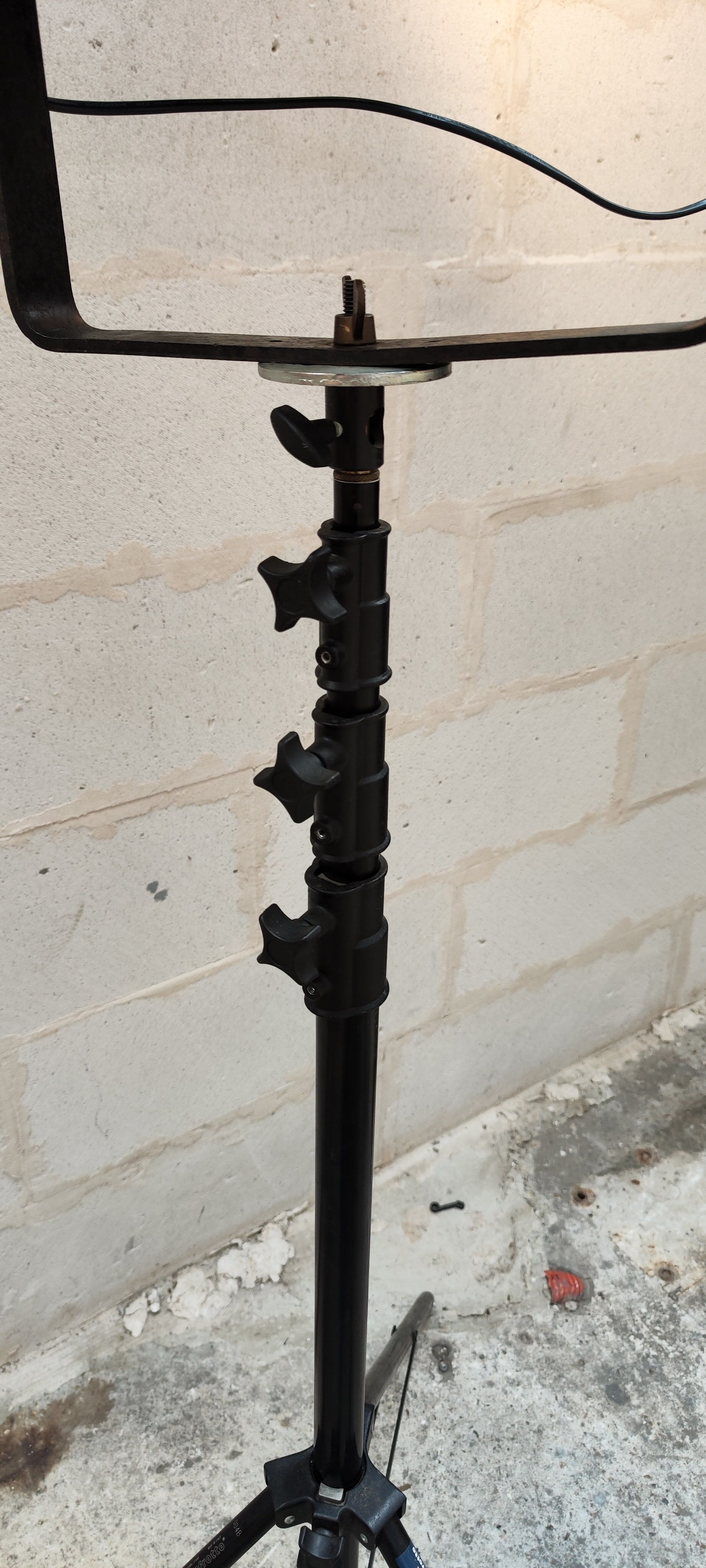 Former large cinema projector or theater 2kw Manfrotto