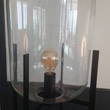 Glass globe lamppost