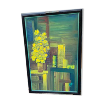 Abstract still life painting