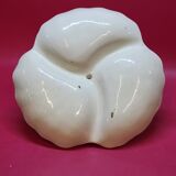 Old Serving Dish With 3 Compartments In Barbotine 1900