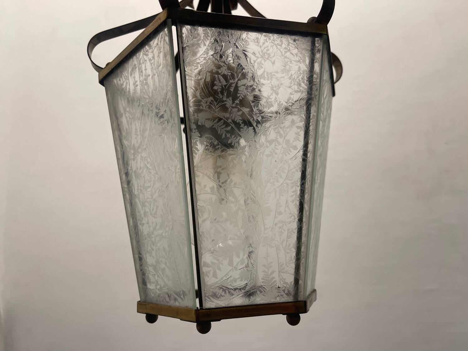 Bronze Light Pendant 1950’s