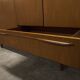 Scandinavian wardrobe 1960 teak 4 doors, 3 drawers, 2keys