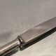 Dessert knife in silver metal signed Christofle model Boréal