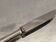 Dessert knife in silver metal signed Christofle model Boréal