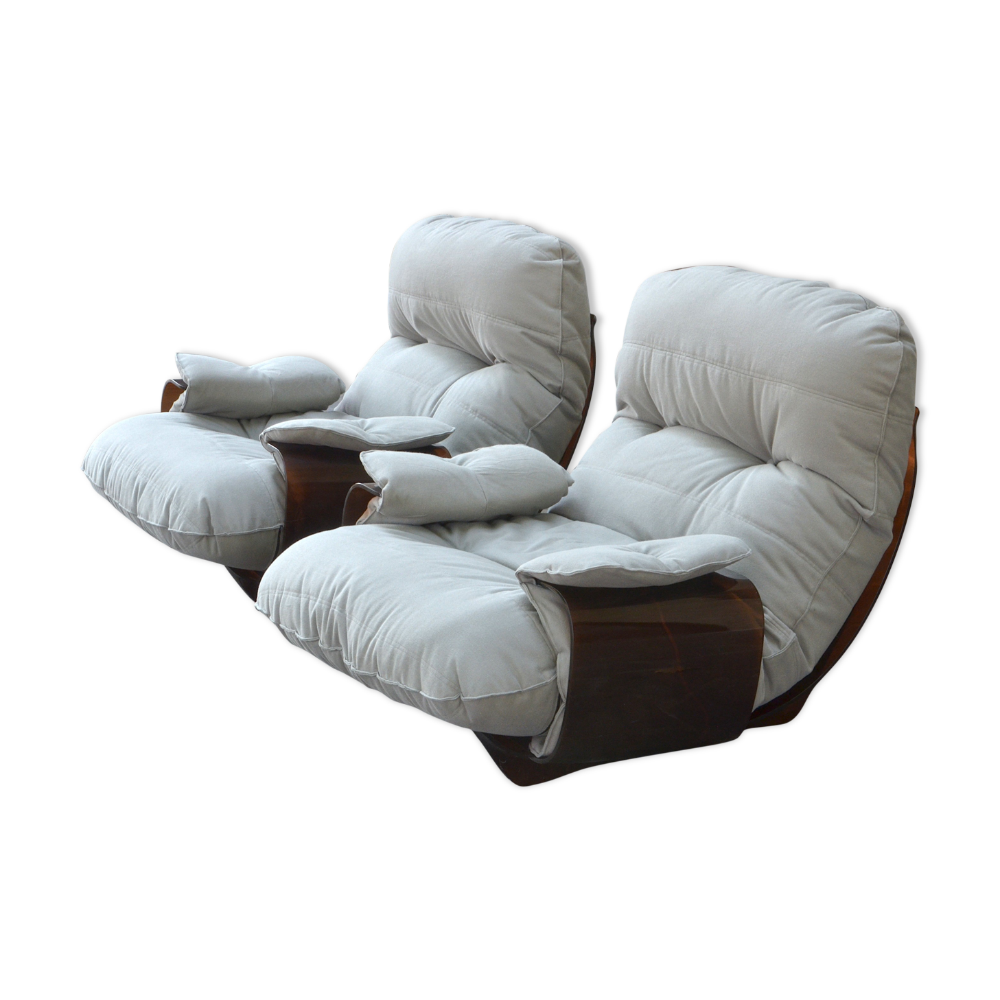 Pair of chairs "Marsala" by Michel Ducaroy for Ligne Roset