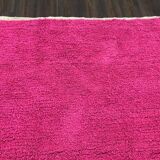 Beni Ouraine handwoven traditional pink rug, size 150 x 250 cm