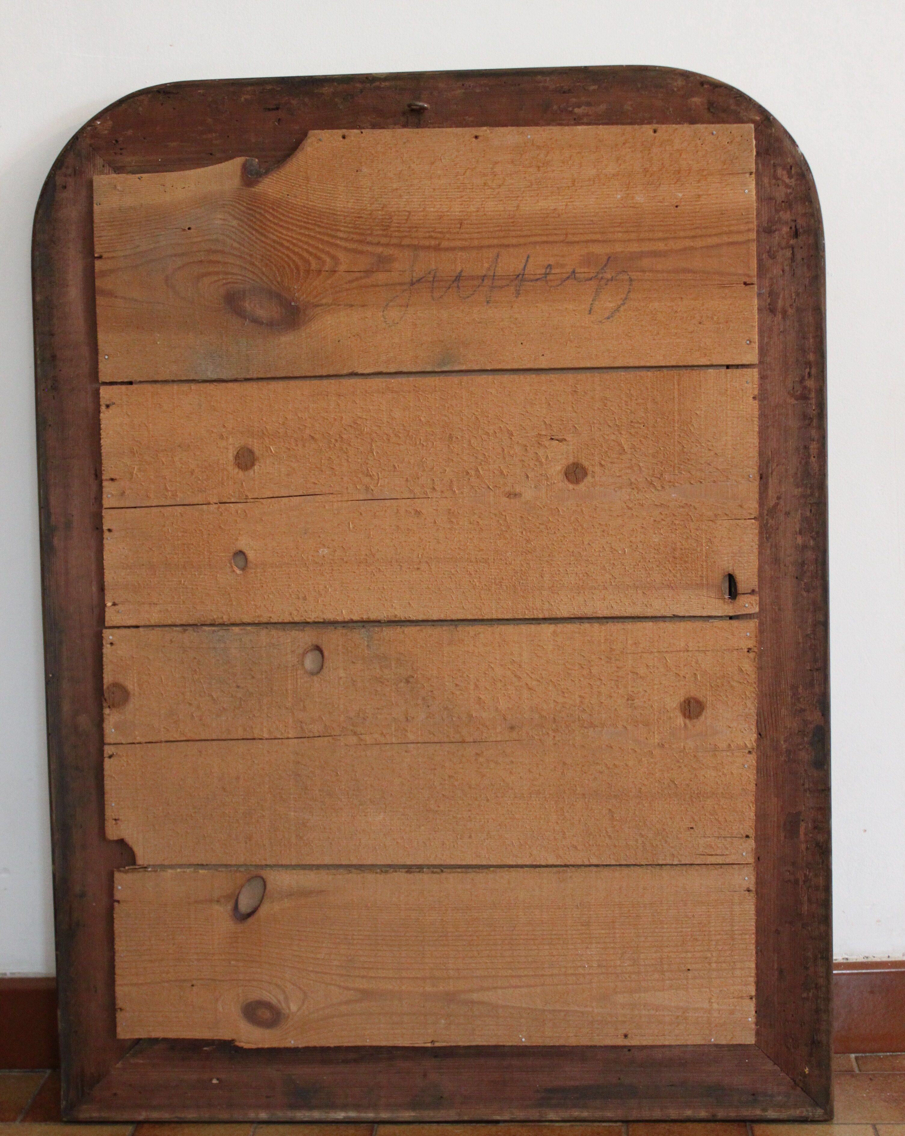 Antique silver mirror 62x82cm