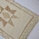 White And Brown Floral Runner Carpet sku 2069