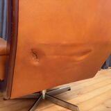 Armchair with footstool, By Ring Mebelfabrikk, Norway, 1960s