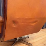 Armchair with footstool, By Ring Mebelfabrikk, Norway, 1960s
