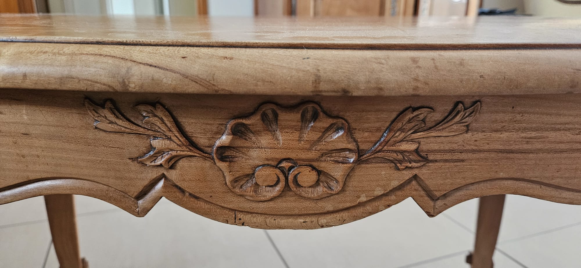 Solid cherry coffee table