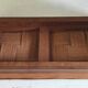 Art Deco design bench in wood and fabric - 1930s/40s