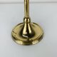 Vintage gold brass candle holder