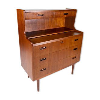 Secrétaire en teck de design danois des années 1960