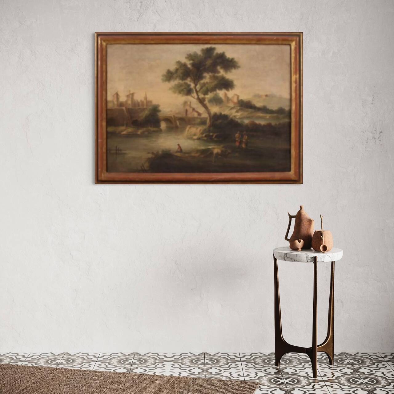 Refined painting from the mid-20th century, landscape