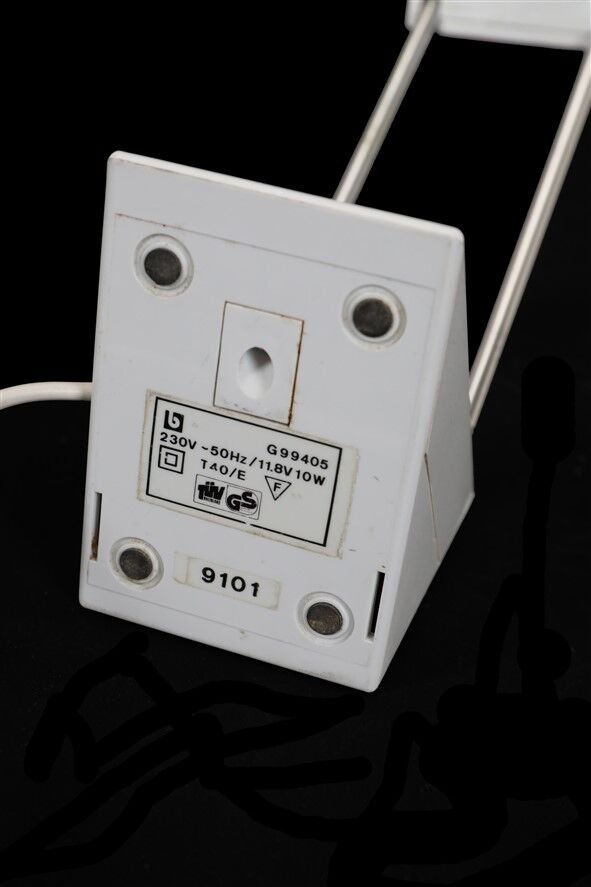 Postmodern desk lamp with telescopic arm / 1980s