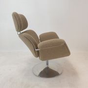 Big Tulip Chair and Ottoman by Pierre Paulin for Artifort, 1980s