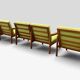 Illum Wikkelsø „Capella“ Set of 1 Armchair and 2 Sofas – Niels Eilersen – 1960s