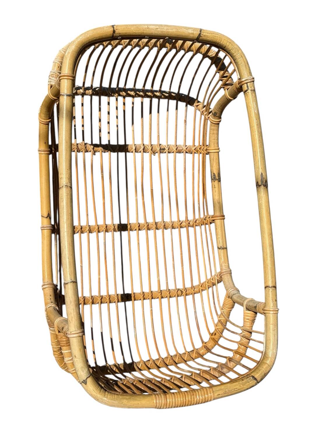 Fauteuil provençal suspendu, années 70