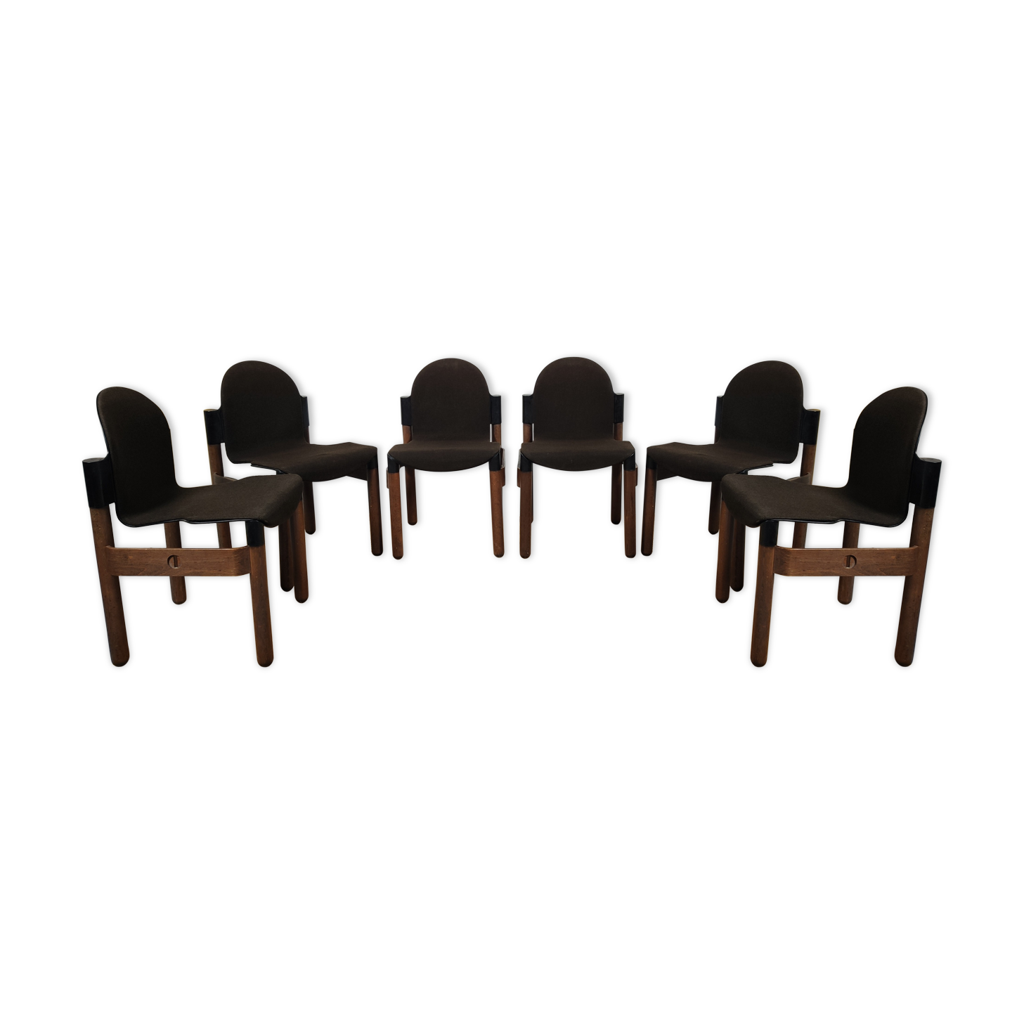 lot 6 Flex chairs by Gerd Lange for Thonet 1977