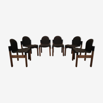 Lot 6 chaises Flex par Gerd Lange pour Thonet 1977