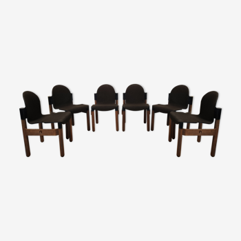 lot 6 Flex chairs by Gerd Lange for Thonet 1977