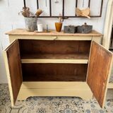 Beige two-door buffet