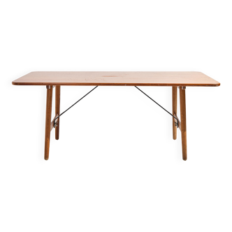 Table à manger en teck 158 par Børge Mogensen pour Søborg