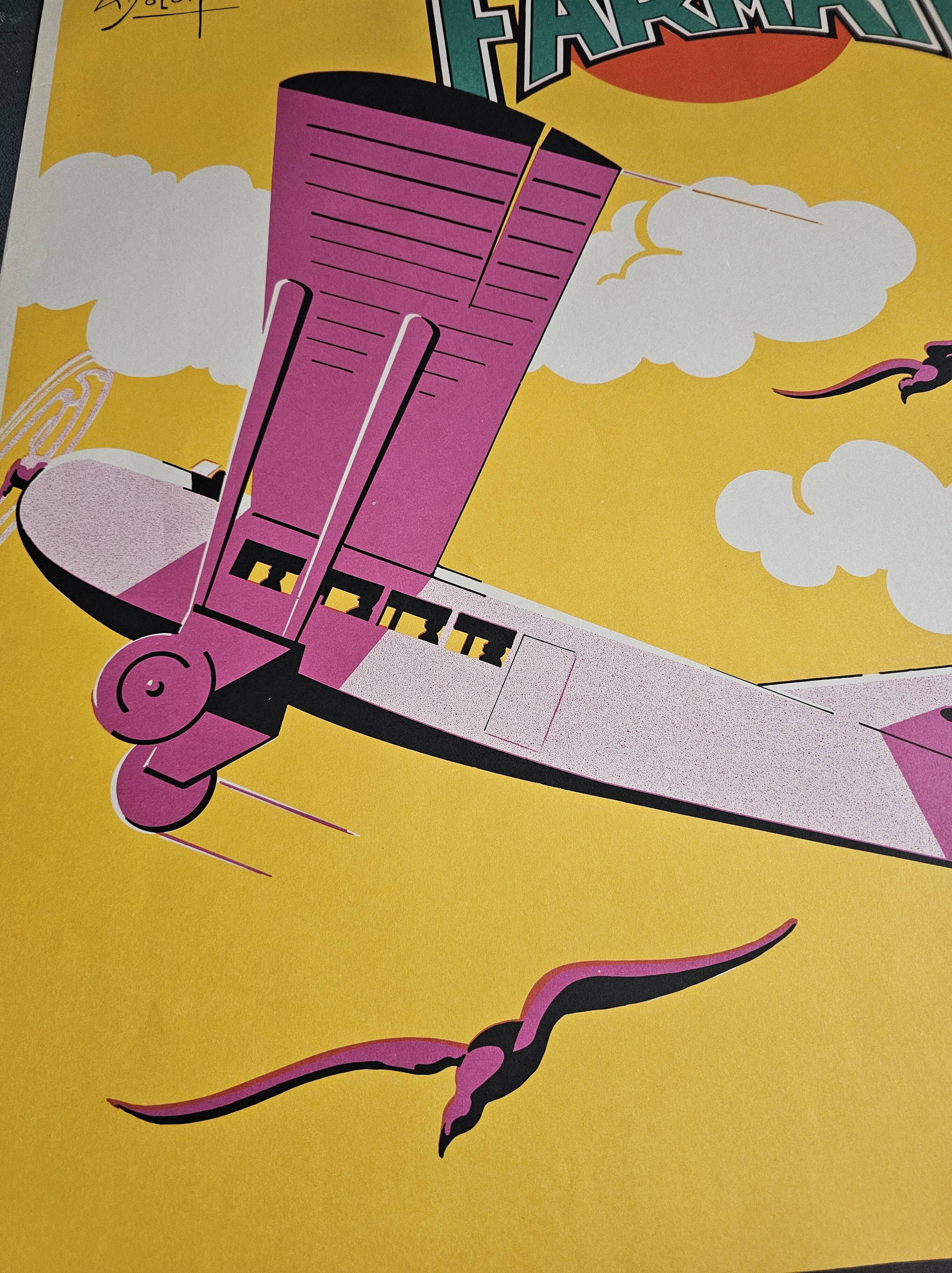 FARMAN AIRLINES poster - Albert Solon