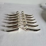 12 Silver-Plated Swan Knife Holders