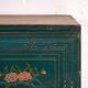 Antique Chinese chest in green lacquered elm – China, circa 1900