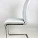 Grey Chairs on aluminium legs fully restored, Set of 4